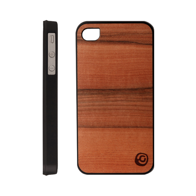【iPhone4S/4 ケース】Real wood case Guneine Saisaiサブ画像