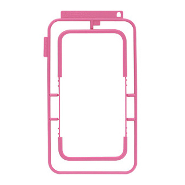 【iPhone4S/4 ケース】プラモデル型ケース Aパーツ ピンク