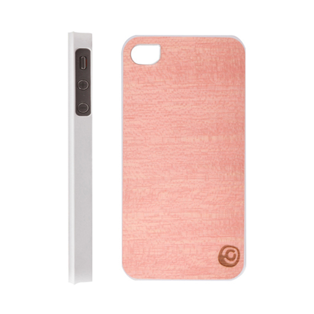 【iPhone4S/4 ケース】Real wood case Vivid Amapa Pink Whitegoods_nameサブ画像
