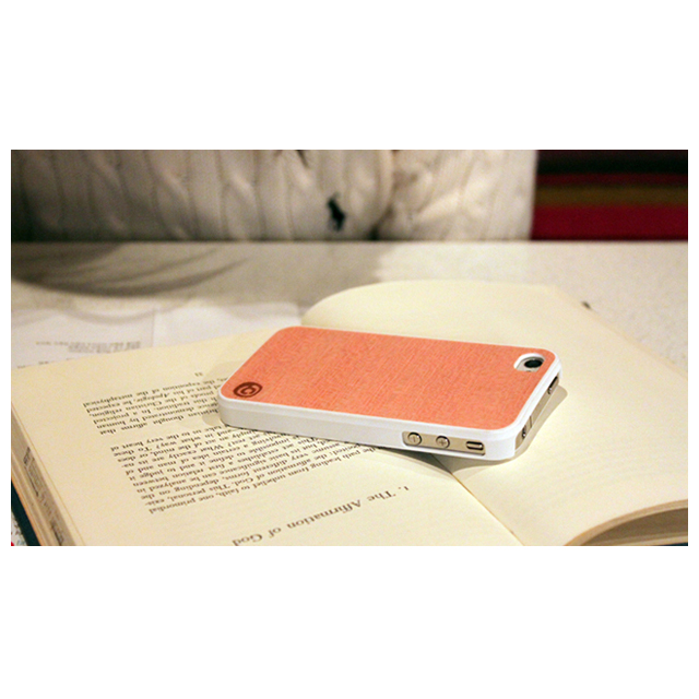 【iPhone4S/4 ケース】Real wood case Vivid Amapa Pink Whiteサブ画像