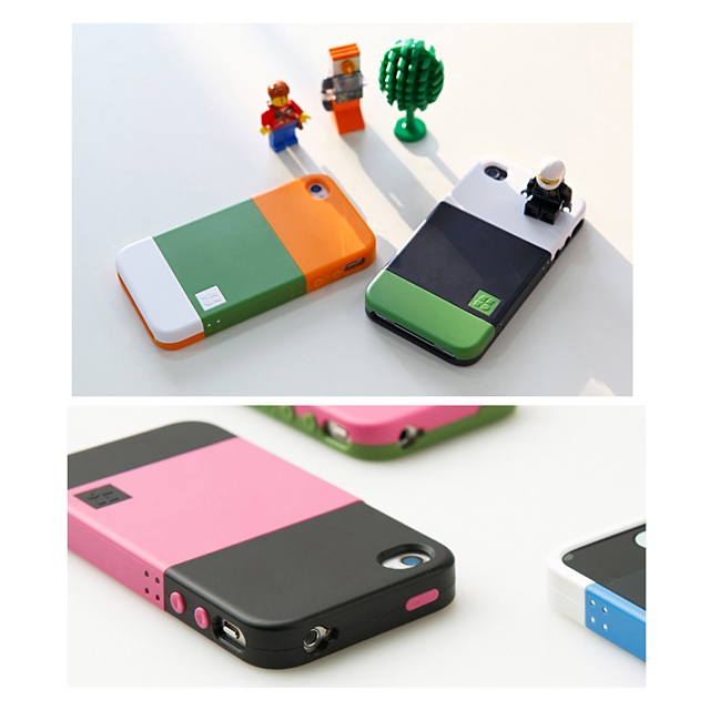 【iPhone4S/4 ケース】プラモデル型ケース Aパーツ オレンジgoods_nameサブ画像