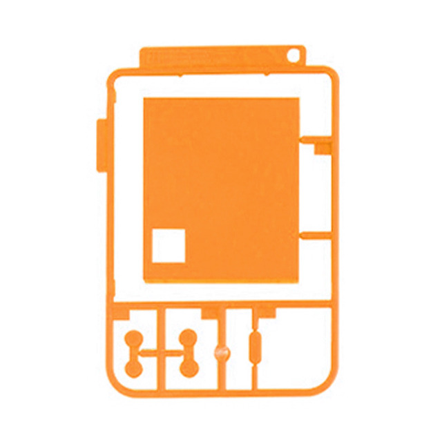 【iPhone4S/4 ケース】プラモデル型ケース Cパーツ オレンジ