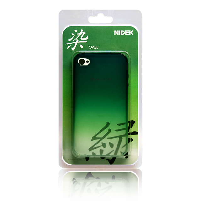 iPhone4/4Sケース 「染-SO・ME-」緑 ニデック | iPhoneケースは UNiCASE