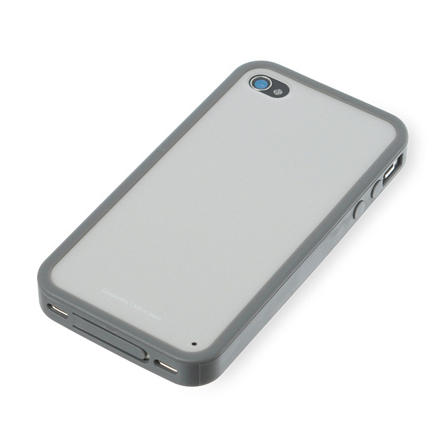 【iPhone4S/4 ケース】Zero 5 Pro Color for iPhone 4/4S - Grey×Grey