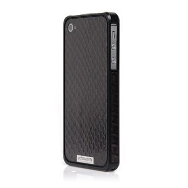 Alloy X Leather Bumper for iPhone 4/4S - Black