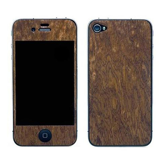【iPhone4S/4】Naked Nature Collection for iPhone 4/4S - Sapele Burl