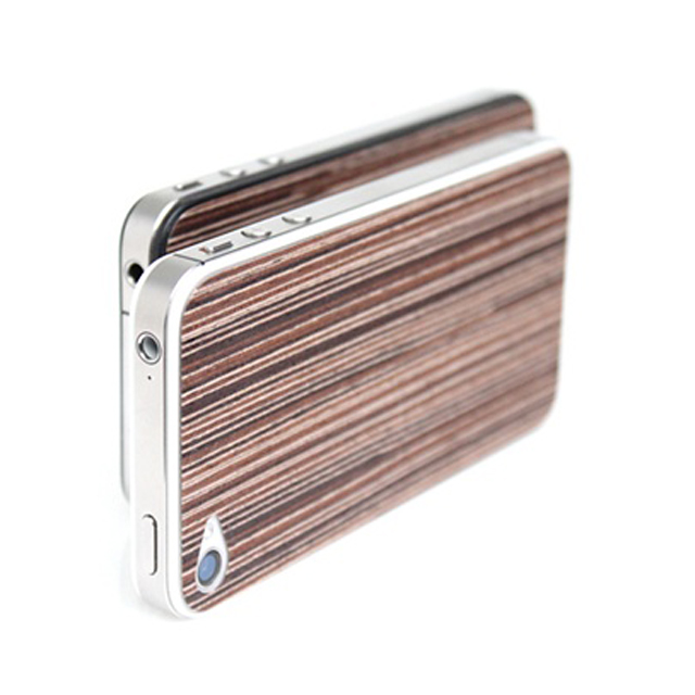【iPhone4S/4】Naked Nature Collection for iPhone 4/4S - Ebony Thin Stripegoods_nameサブ画像