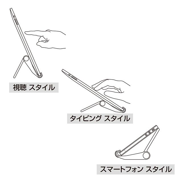 iPadスタンド(ブラック)サブ画像