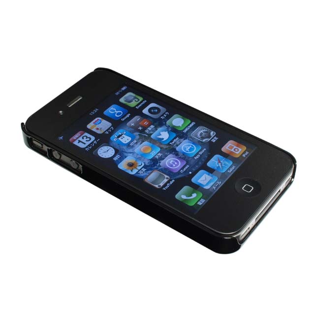 【iPhone4S/4 ケース】CDN スタンド付ハードケース Circletサークレット (Black)サブ画像