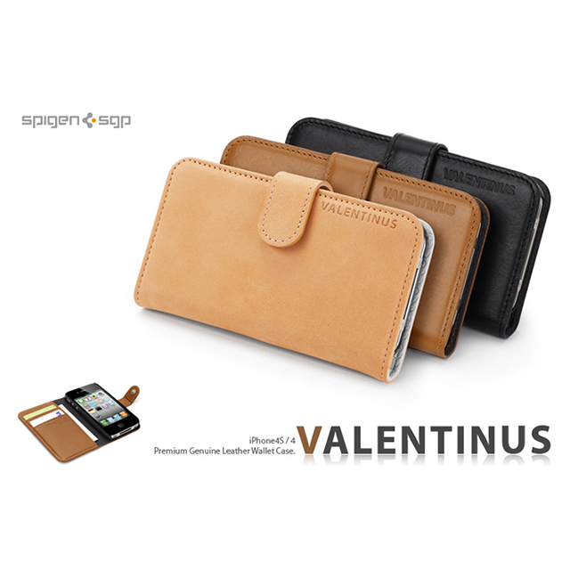 【iPhone4S/4 ケース】SPIGEN SGP Diary type Case Valentinus Vintage Edition Brown for iPhone4S/4goods_nameサブ画像