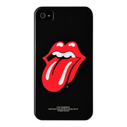 【iPhone4S/4 ケース】The Rolling Stones Classic Tongue Black ? iPhone 4/4S Case