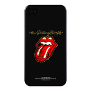 【iPhone4S/4 ケース】The Rolling Stones Vintage Classic Tongue Black iPhone4/4S Case