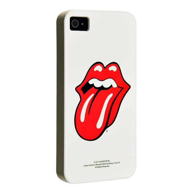 【iPhone4S/4 ケース】The Rolling Stones Classic Tongue White ? iPhone 4/4S Caseサブ画像