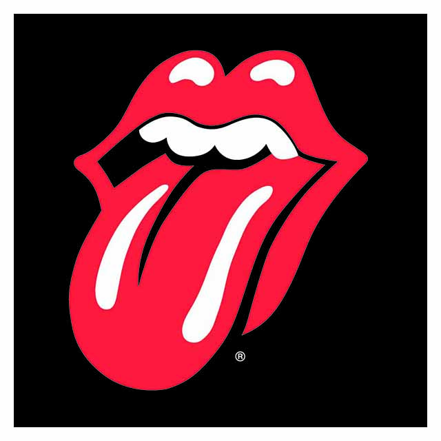 【iPhone4S/4 ケース】The Rolling Stones Vintage Classic Tongue Black iPhone4/4S Caseサブ画像