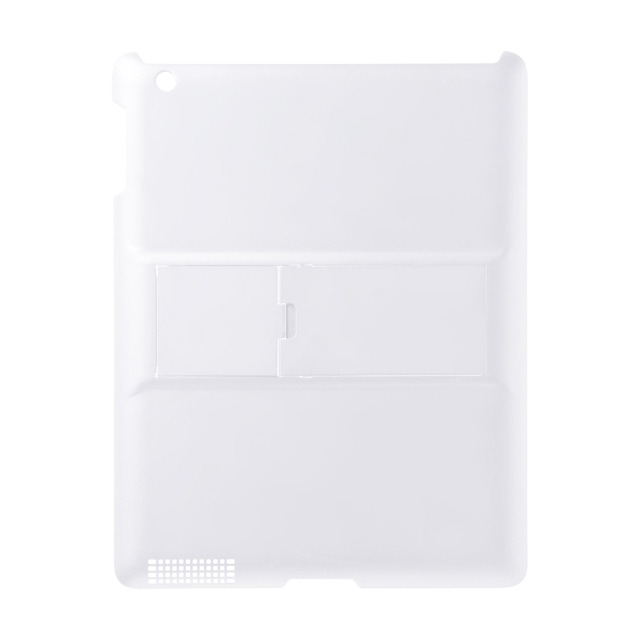 【iPad(第3世代/第4世代) ケース】iPadハードスタンドカバー(ホワイト)