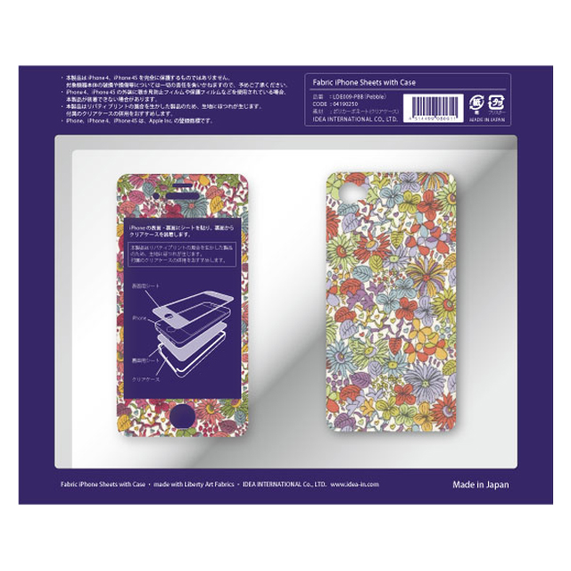 【iPhone4S/4 スキンシール】Fabric iPhone Sheets?with Case Pebble iPhone4S/4goods_nameサブ画像