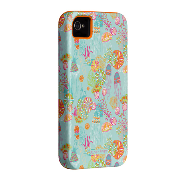 【iPhone ケース】Case-Mate iPhone 4S / 4 Hybrid Tough Case, ”I Make My Case” Jessica Swift - Under The Sea/Liner Orange (1505c)goods_nameサブ画像