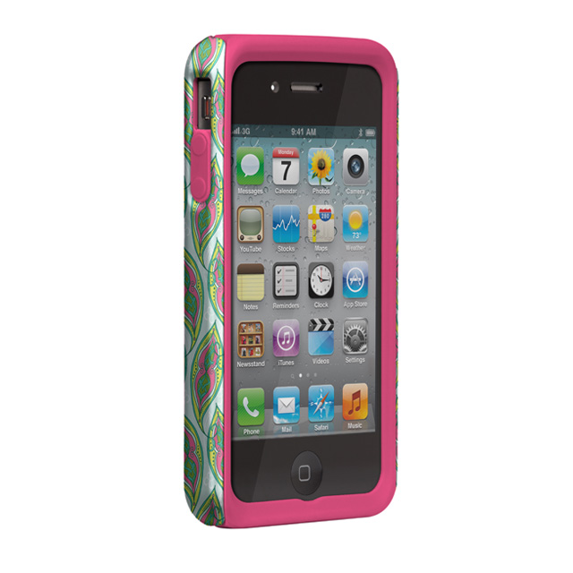 【iPhone ケース】Case-Mate iPhone 4S / 4 Hybrid Tough Case, ”I Make My Case” Jessica Swift - Patel/Liner Pink (7424c)サブ画像