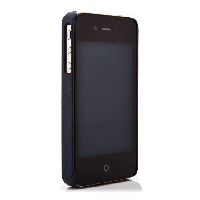【iPhone4S/4 ケース】ポング 電磁波対策ケース レザータッチ(ブルー)サブ画像