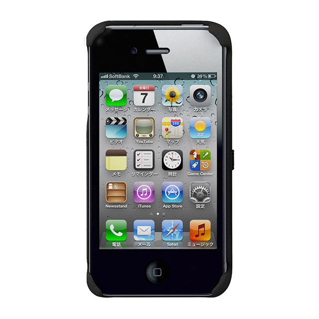 【iPhone4S/4 ケース】Freshfiber Boombox Graphite Blackサブ画像