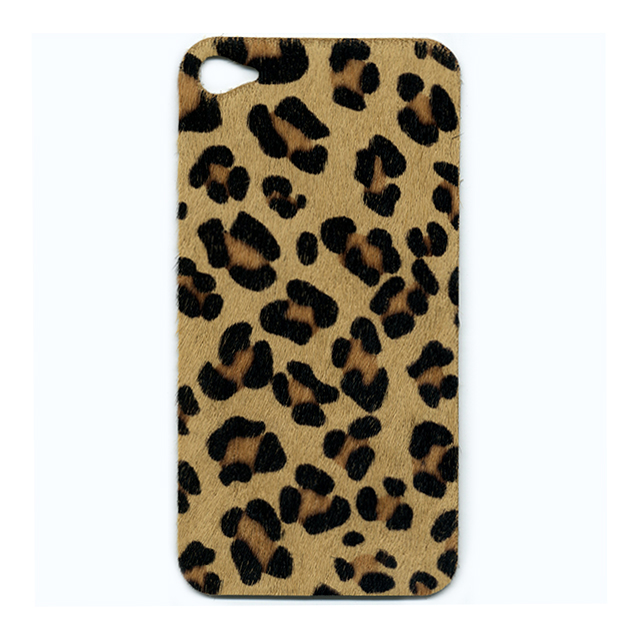 【iPhone4S/4 ケース】BADSMAKESGOODS レザーカバー (Fur-CheetahBeige)goods_nameサブ画像