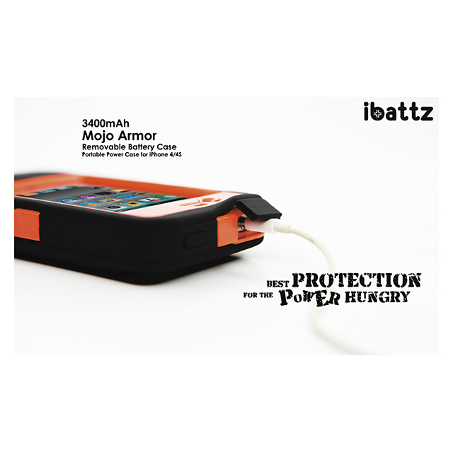 【iPhone4S/4 ケース】iBattz Armor Removable Battery Caseサブ画像