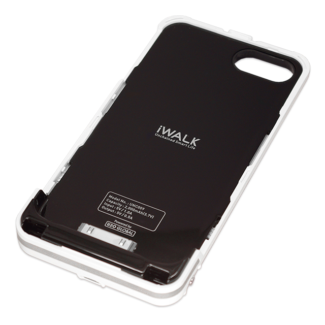 【iPhone4S/4 ケース】ケース一体型モバイルバッテリー (ホワイト)goods_nameサブ画像