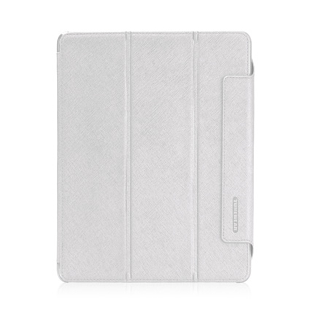 【iPad(第3世代/第4世代) iPad2 ケース】LeatherLook with Front cover for iPad (第3世代)/iPad 2 ホワイトサブ画像