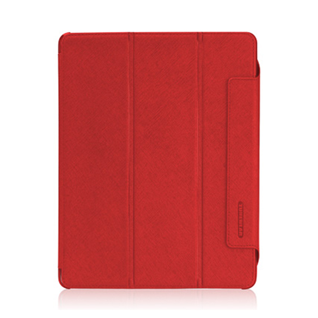 【iPad(第3世代/第4世代) iPad2 ケース】LeatherLook with Front cover for iPad (第3世代)/iPad 2 レッドサブ画像