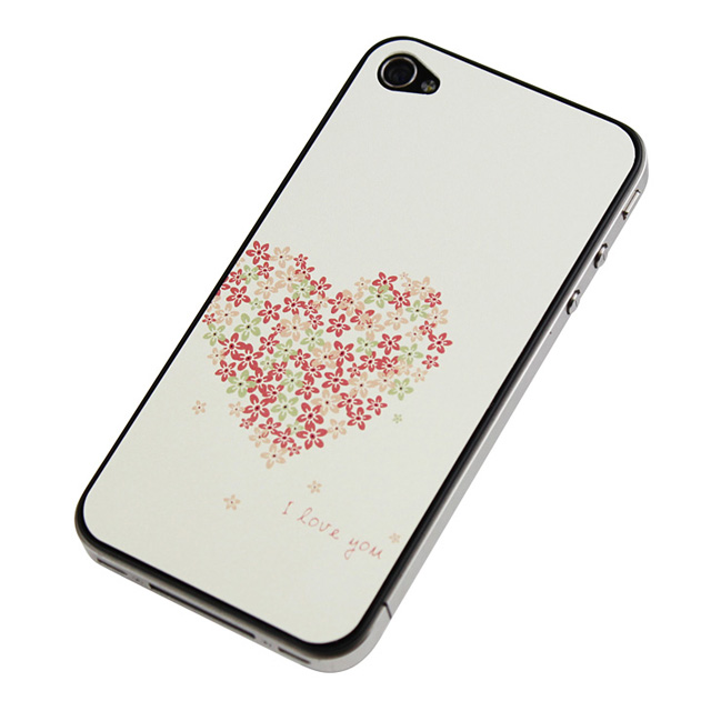 【iPhone4S/4 スキンシール】Leaflick スキンシール （I love you）goods_nameサブ画像