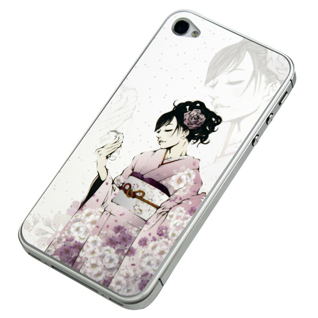 【iPhone4S/4 スキンシール】Leaflick スキンシール （Kimono）goods_nameサブ画像