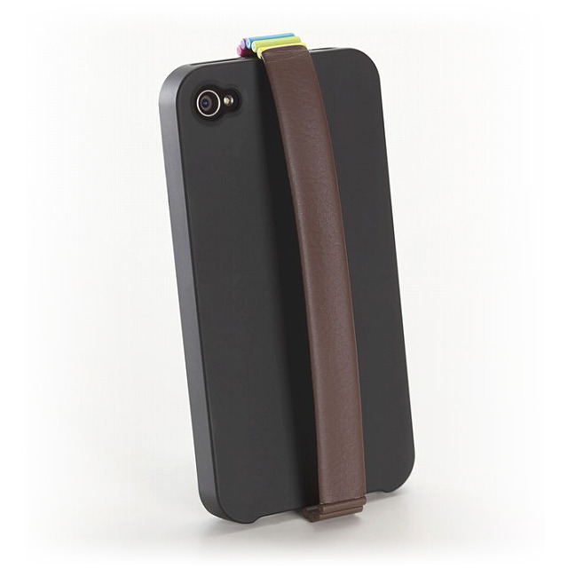 【iPhone】【革バージョン】クイックFTホルダー (Brown) for iPhone5/4S/4