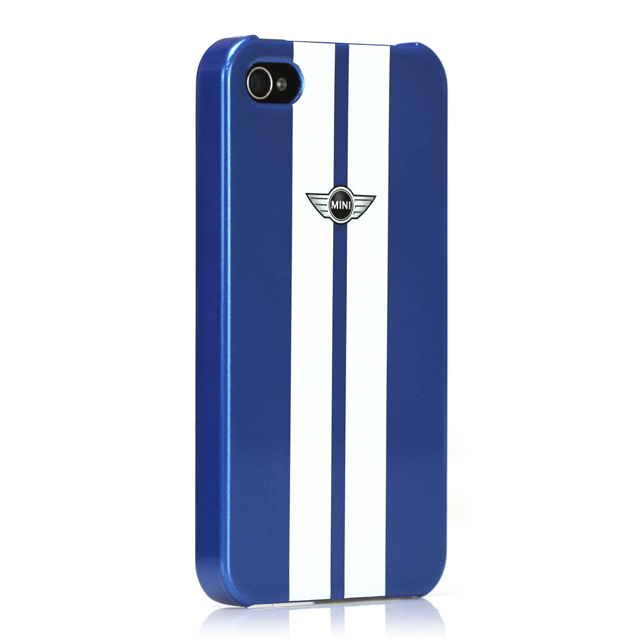 【iPhone ケース】CG Mobile MINI Stripes Hard Case for iPhone 4S/4 ブルーサブ画像