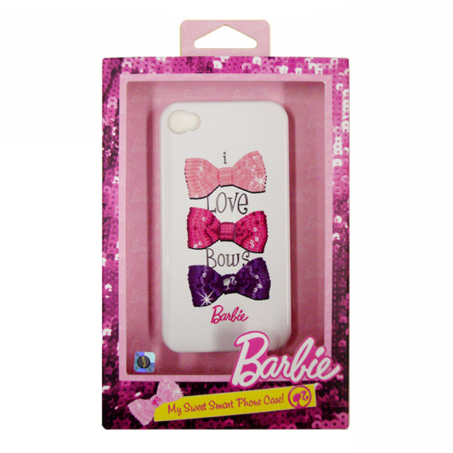 【限定】【iPhone4S/4 ケース】Barbie My Sweet Smart Phone Case ILリボンWH