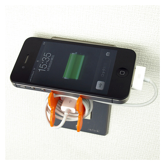 【iPhone】Cablekeeps Goldie for iPhone(オレンジ)サブ画像
