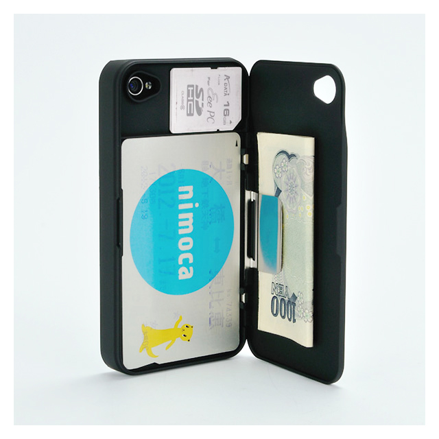 【iPhone ケース】『iLid Wallet Case for iPhone4S/4』(ブラック)サブ画像