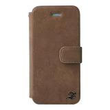 【iPhoneSE(第1世代)/5s/5 ケース】Prestige Vintage Leather Diary (Vintage Brown)