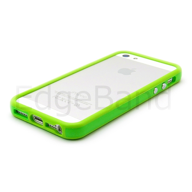 【iPhoneSE(第1世代)/5s/5 ケース】ハイブリッドバンパー Edge Band (Green)goods_nameサブ画像