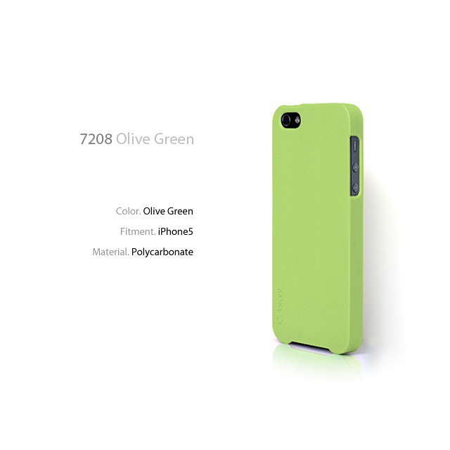 【iPhoneSE(第1世代)/5s/5 ケース】Colorant Case C1 (Olive Green)goods_nameサブ画像