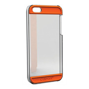 【iPhoneSE(第1世代)/5s/5 ケース】Colorant Case C2 (Clear×Orange)