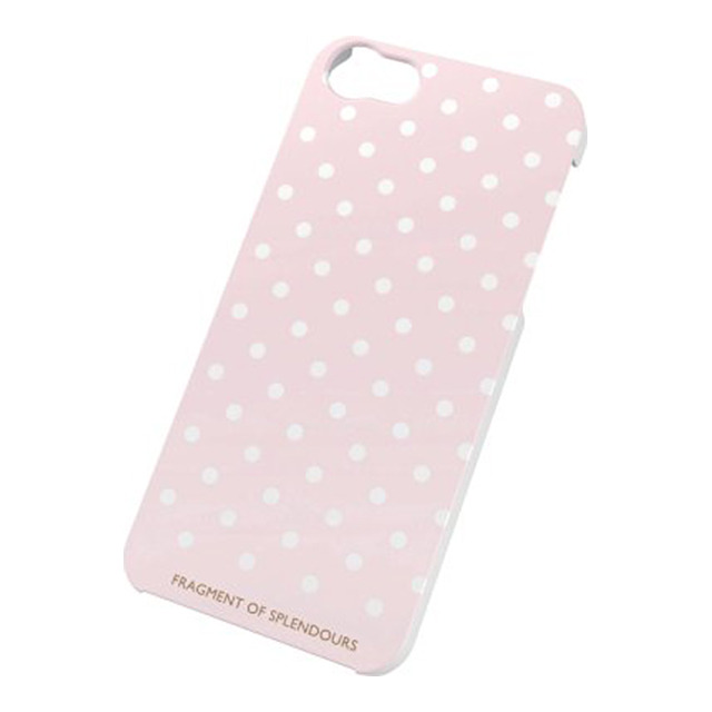 【iPhone5s/5 ケース】シェルカバー for Girl 03 ドット ピンク