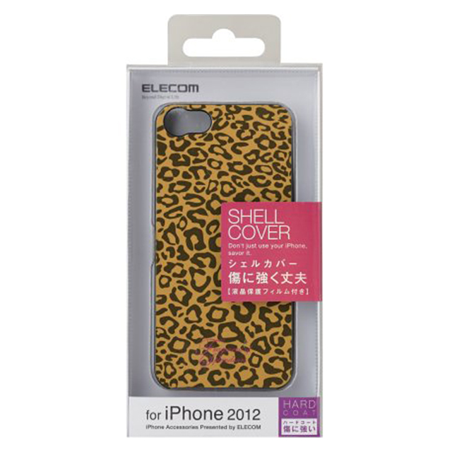 【iPhone5s/5 ケース】シェルカバー for Girl 02 ヒョウ ブラウンサブ画像