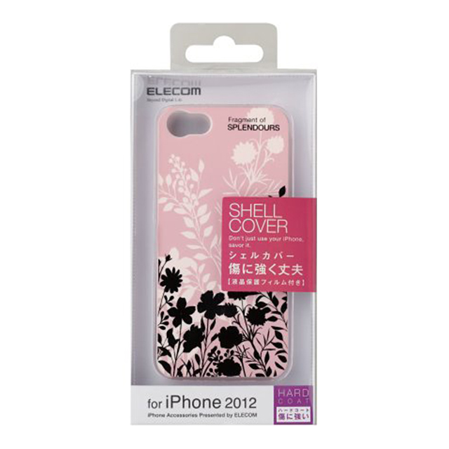 【iPhone5s/5 ケース】シェルカバー for Girl 08 花 ピンクgoods_nameサブ画像