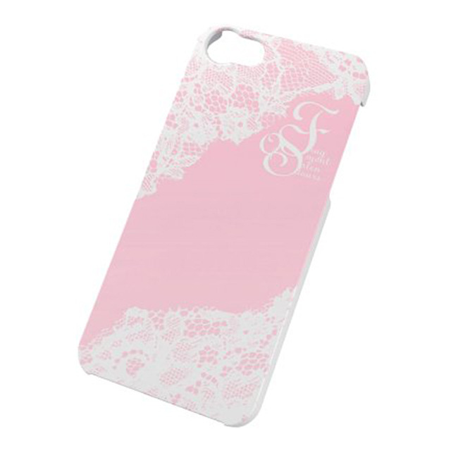 【iPhone5s/5 ケース】シェルカバー for Girl 05 レース ピンク