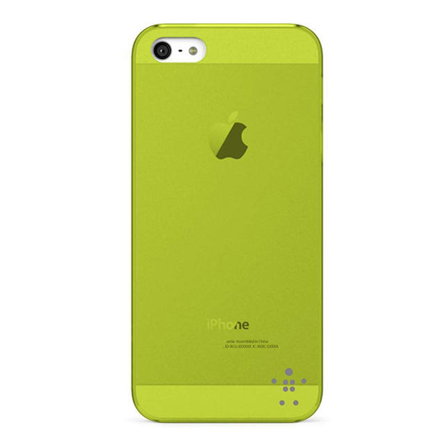 【iPhone5s/5 ケース】Micra Sheer Matte (ライトグリーン)