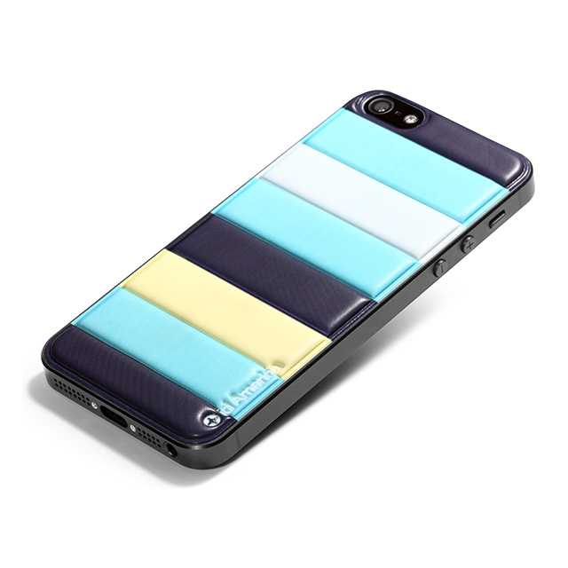 【iPhoneSE(第1世代)/5s/5 スキンシール】Cushi Stripe Blueサブ画像