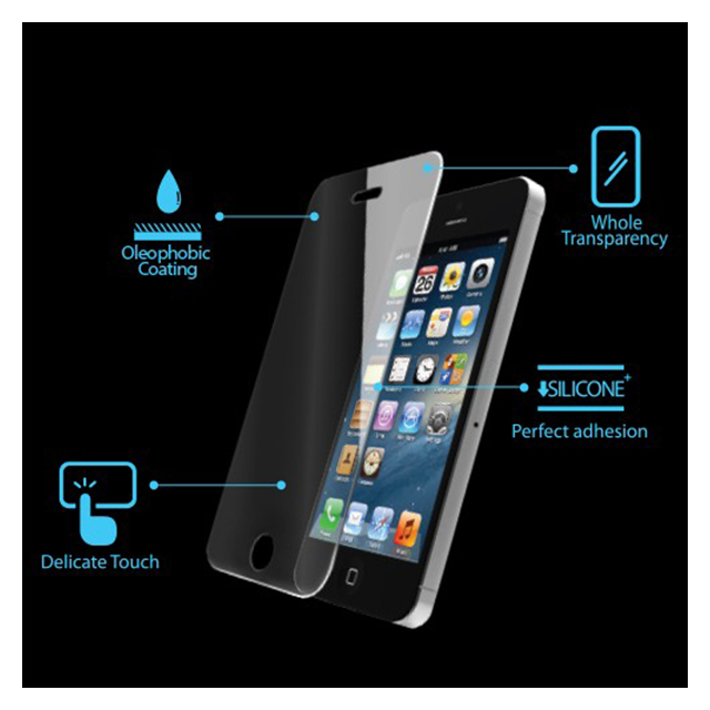 【iPhoneSE(第1世代)/5s/5c/5 フィルム】GLAS.t Premium Tempered Glass Screen Protector サブ画像