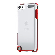 【iPod ケース】TUNESHELL RubberFrame for iPod touch 5G レッド