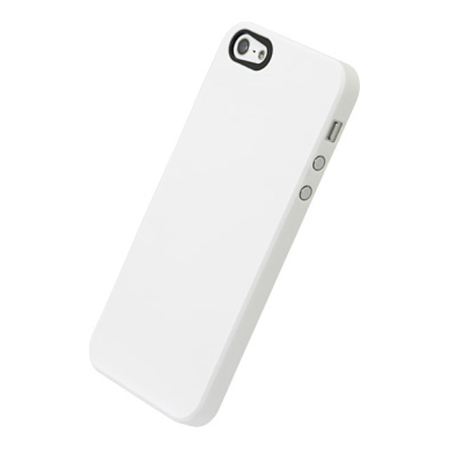 Iphonese 第1世代 5s 5 ケース エアージャケットセット ラバーホワイト パワーサポート Iphoneケースは Unicase
