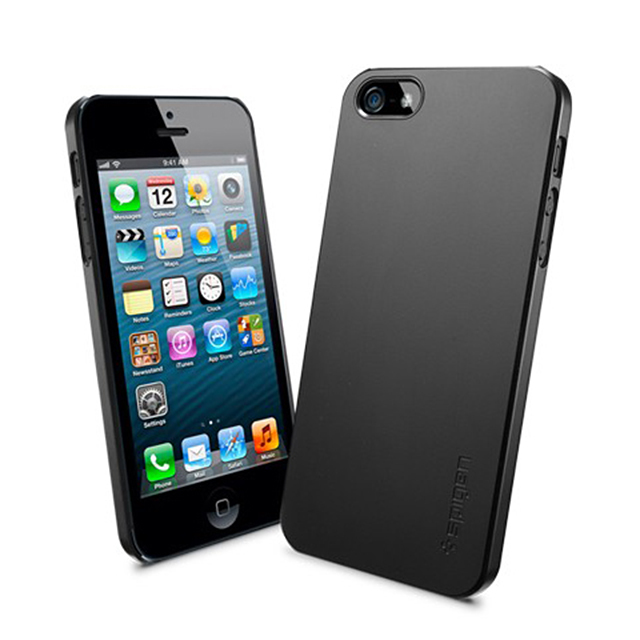 【iPhoneSE(第1世代)/5s/5 ケース】SPIGEN SGP Case Ultra Thin Air Smooth Blackgoods_nameサブ画像